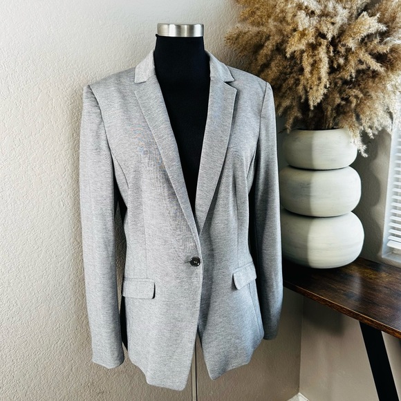 H&M Jackets & Blazers - H&M Grey Single Button Blazer